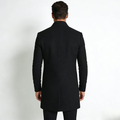 Men's Stand Collar Overcoat
