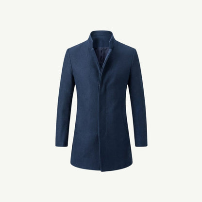 Men's Stand Collar Overcoat