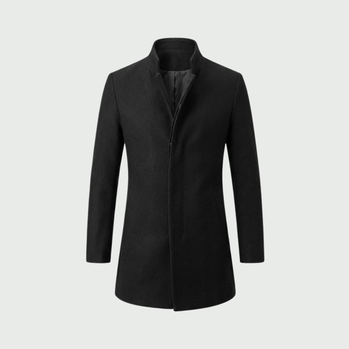 Men's Stand Collar Overcoat