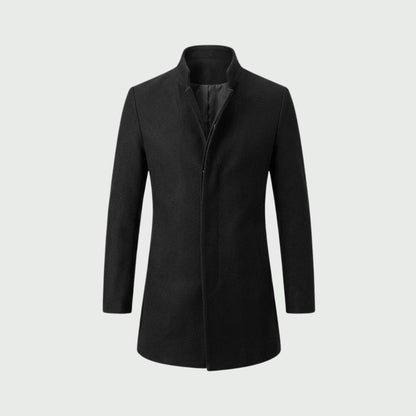 Men's Stand Collar Overcoat