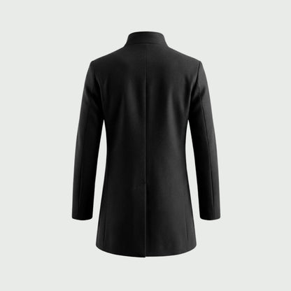 Men's Stand Collar Overcoat