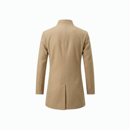 Men's Stand Collar Overcoat