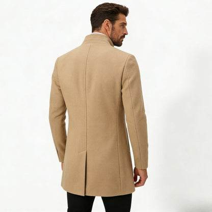 Men's Stand Collar Overcoat