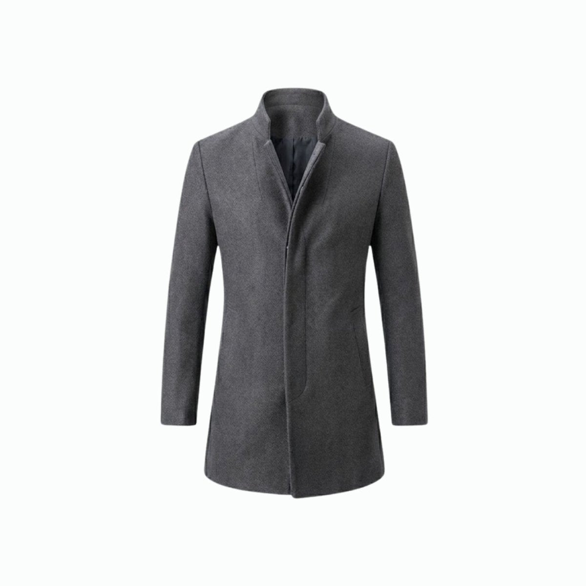 Men's Stand Collar Overcoat