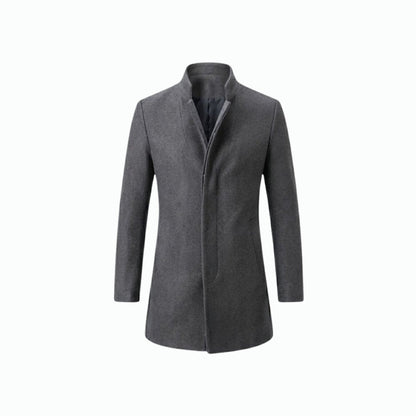 Men's Stand Collar Overcoat