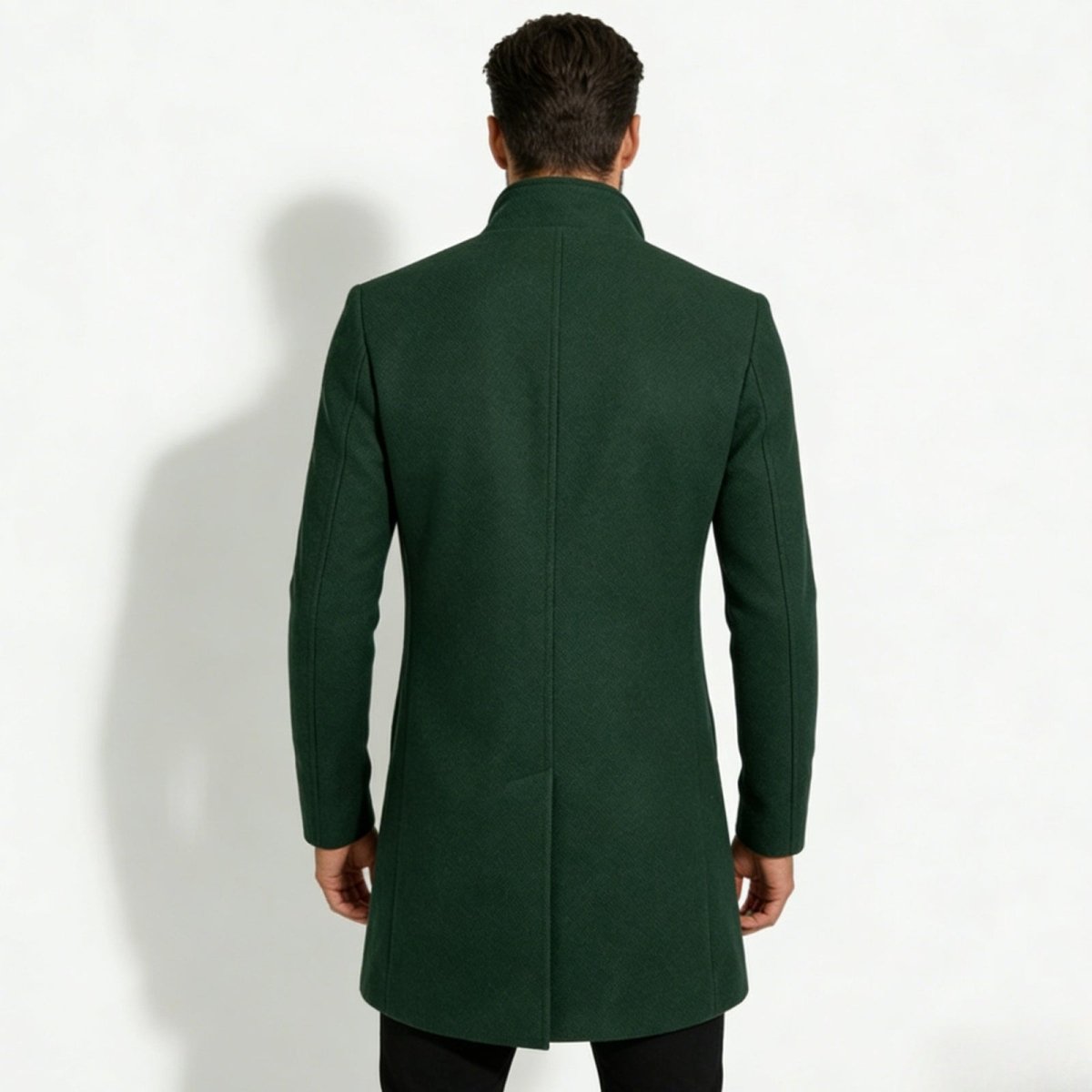 Men's Stand Collar Overcoat