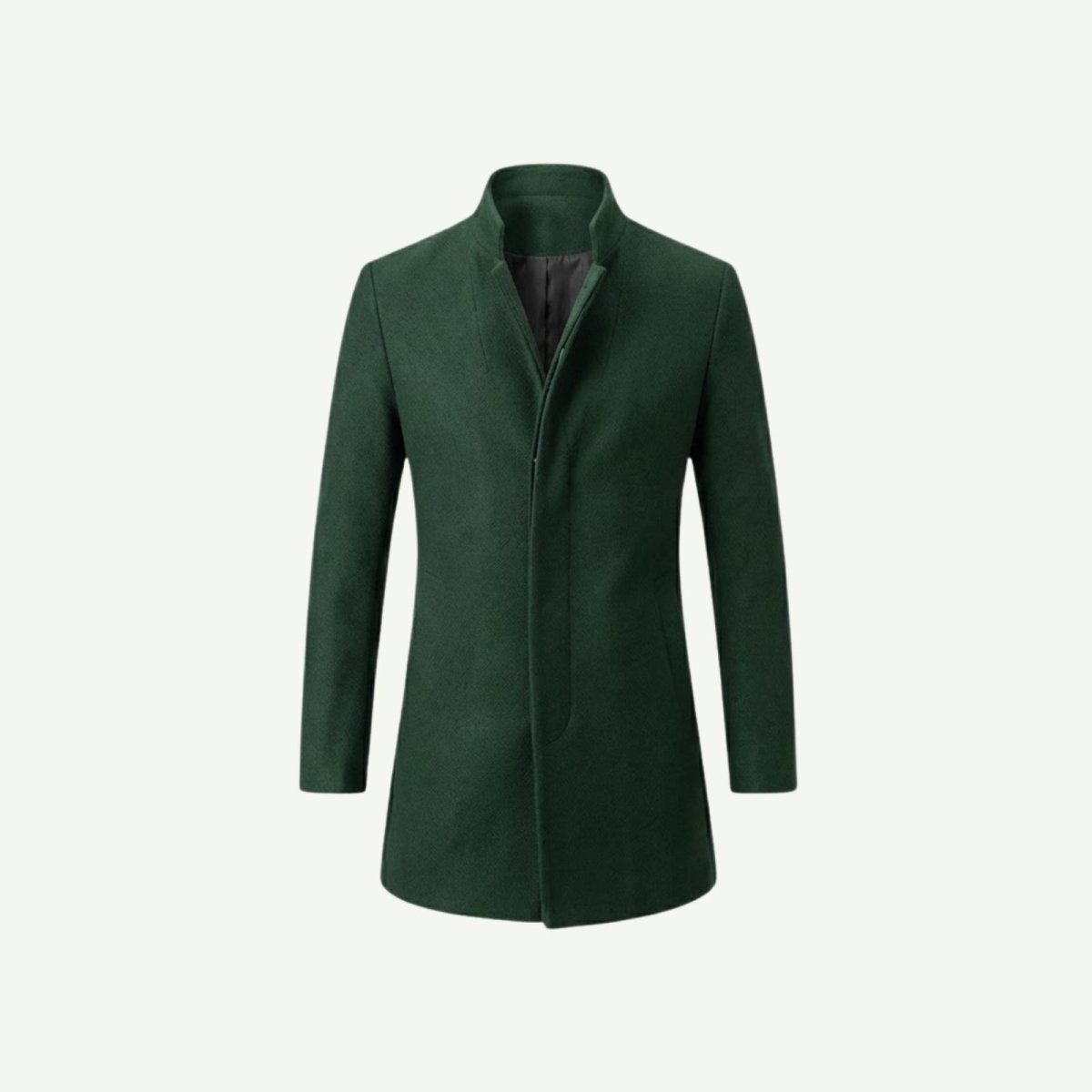 Men's Stand Collar Overcoat