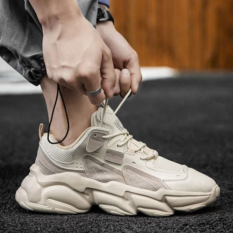 Orthopedic Trainers Chunky Lace Up Low Top