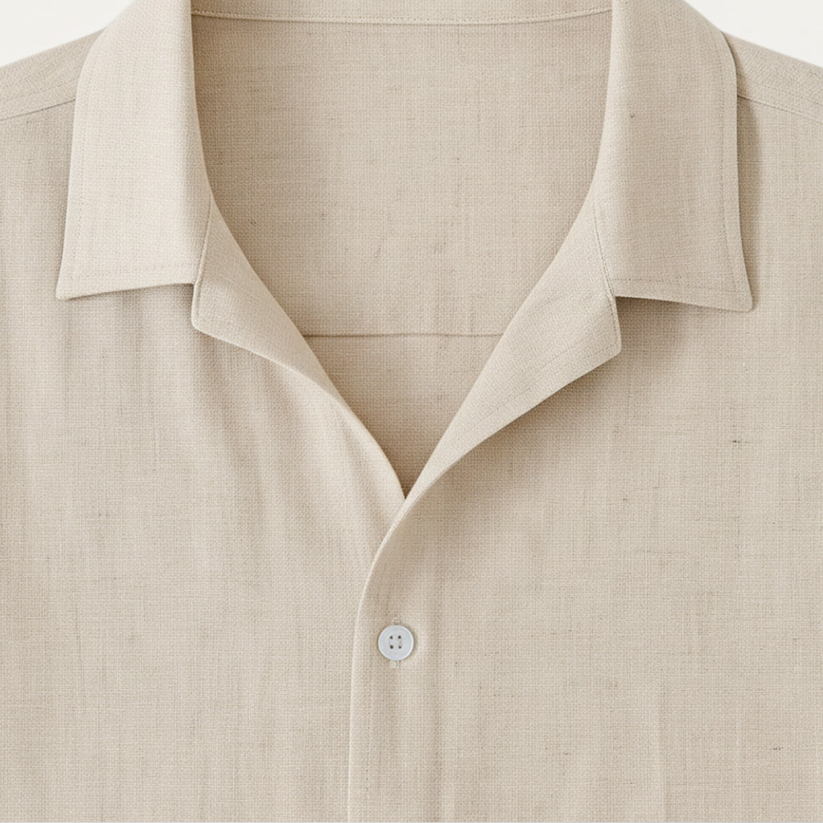 Men’s Two-Piece Linen Shirt & Trousers Set
