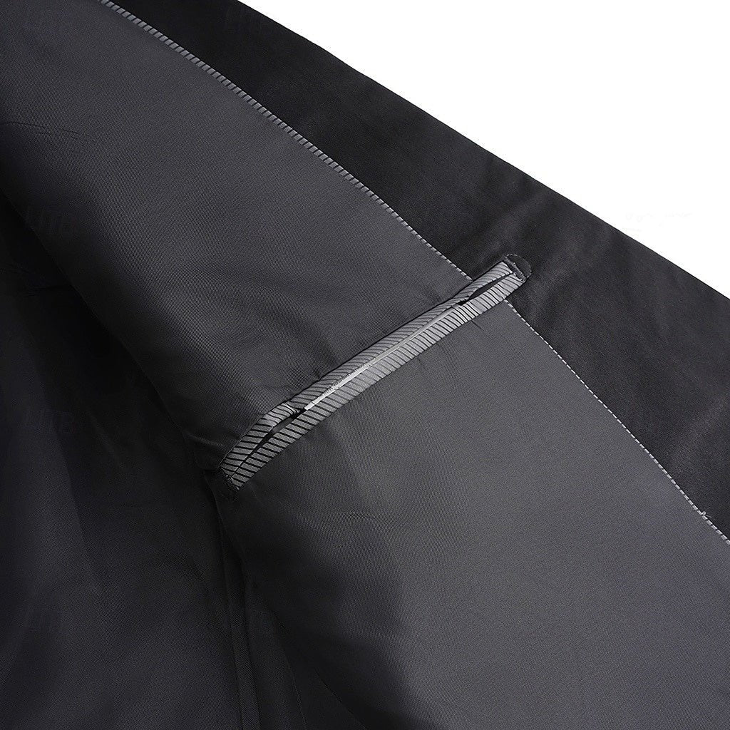 Men's Casual Single-Breasted Jacket | Relaxed Smart Fit Close Up