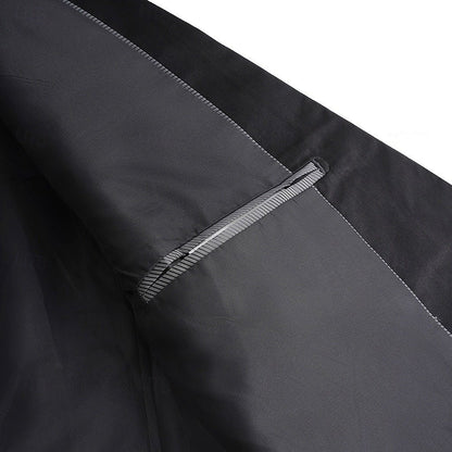 Men's Casual Single-Breasted Jacket | Relaxed Smart Fit Close Up