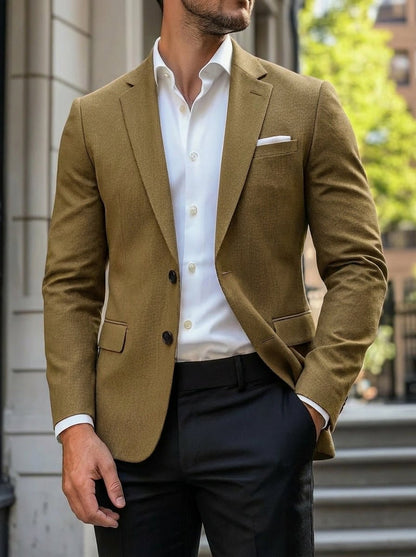 Men's Casual Single-Breasted Jacket | Relaxed Smart Fit Hero