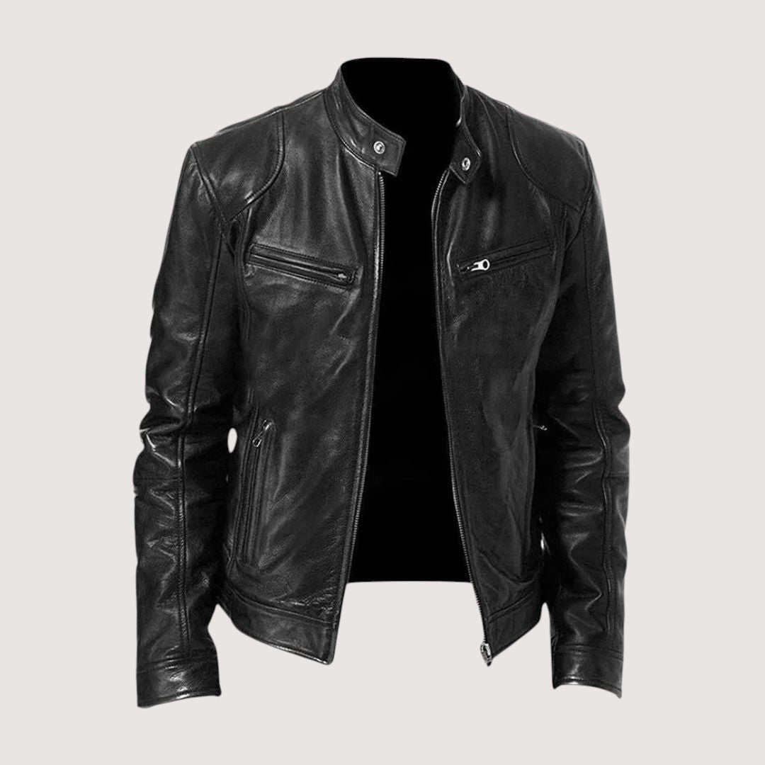 Men's Classic Genuine Leather Jacket Hero