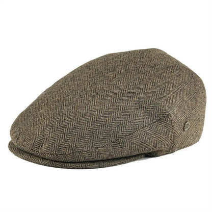 Men's Classic Herringbone Flat Cap Lifestyle