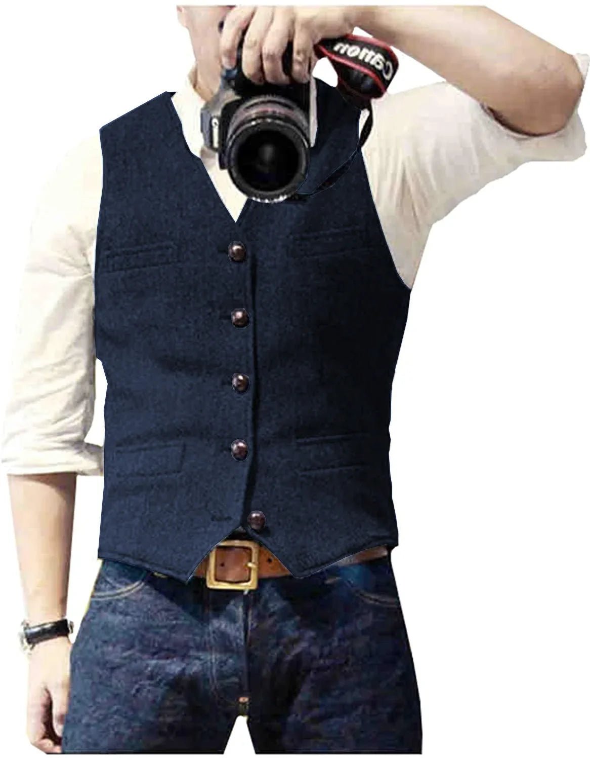 Men's Classic Herringbone Tweed Waistcoat | Smart Occasion Wear Hero
