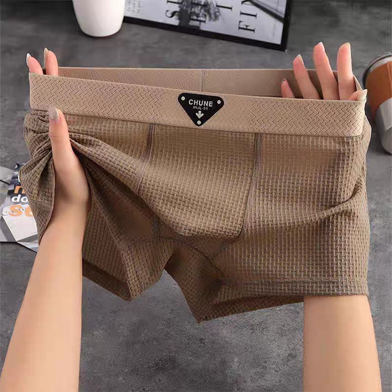 Men's Cotton Waffle Knit Boxer Briefs Lifestyle