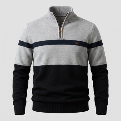 Men's Heritage Quarter-Zip Cotton Pullover Angle