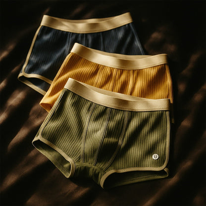 Men's Organic Cotton Boxer Briefs Set with Breathable Comfort Hero