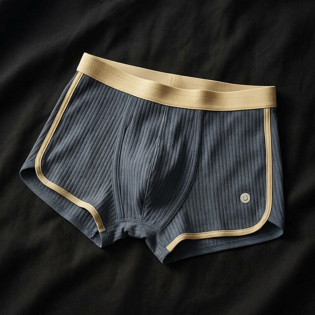 Men's Organic Cotton Boxer Briefs with Contoured Pouch Hero