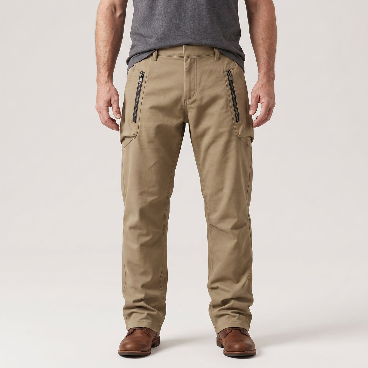 Men's Slim Fit Cotton Cargo Pants Hero