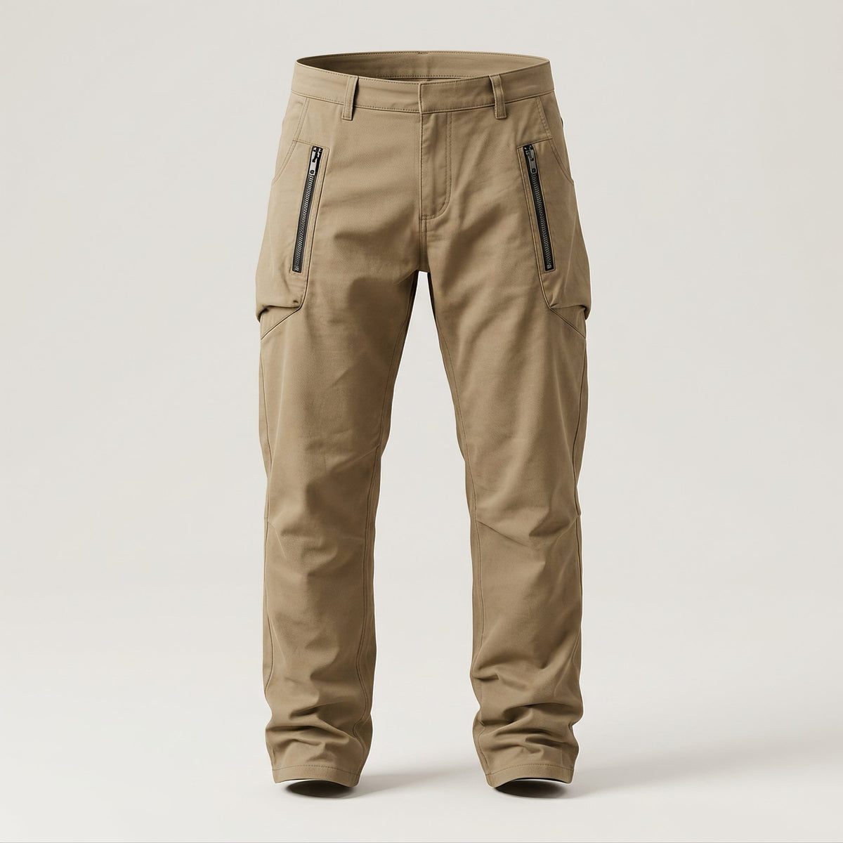 Men's Slim Fit Cotton Cargo Pants Side