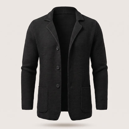 Men's Slim Fit Knitwear Cardigan with Button Front Detail
