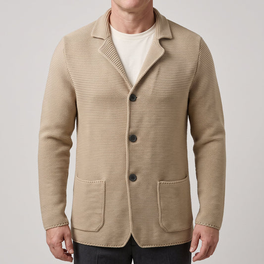 Men's Slim Fit Knitwear Cardigan with Button Front Hero