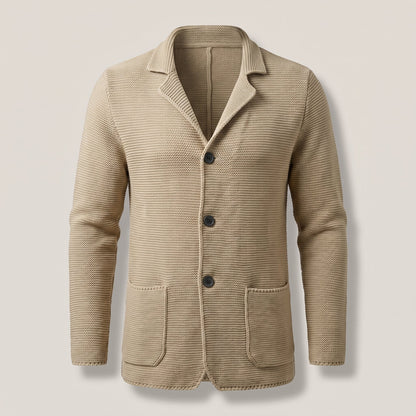 Men's Slim Fit Knitwear Cardigan with Button Front Side