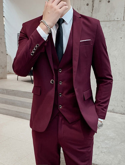 Men's Three-Piece Suit | Single Breasted Formal Set Hero