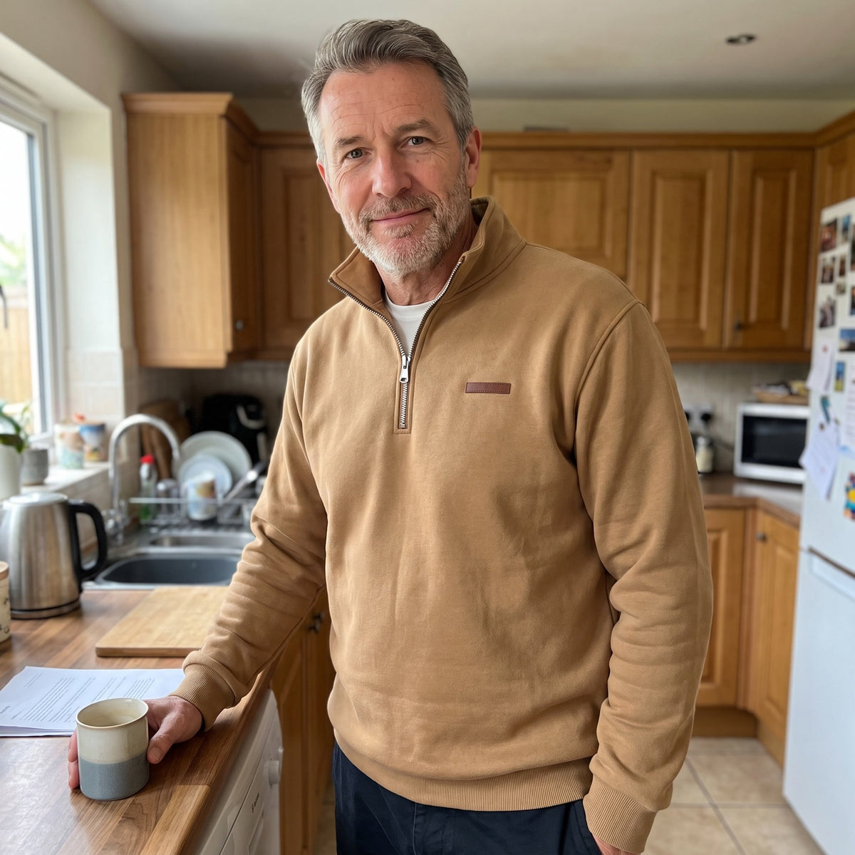 Men's Warm Everyday Fleece Sweatshirt Front