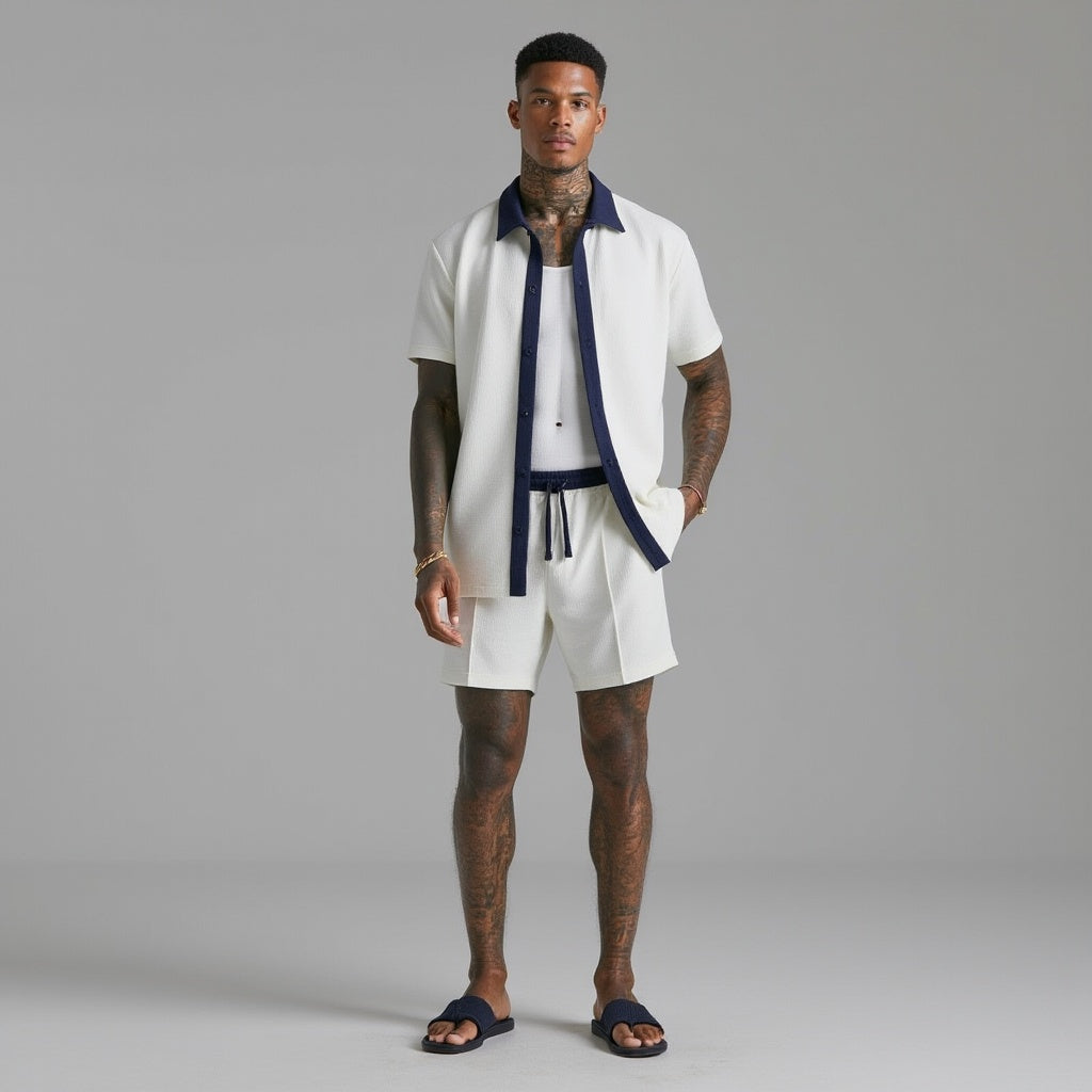 Co-Ord Set Men's Shirt and Shorts