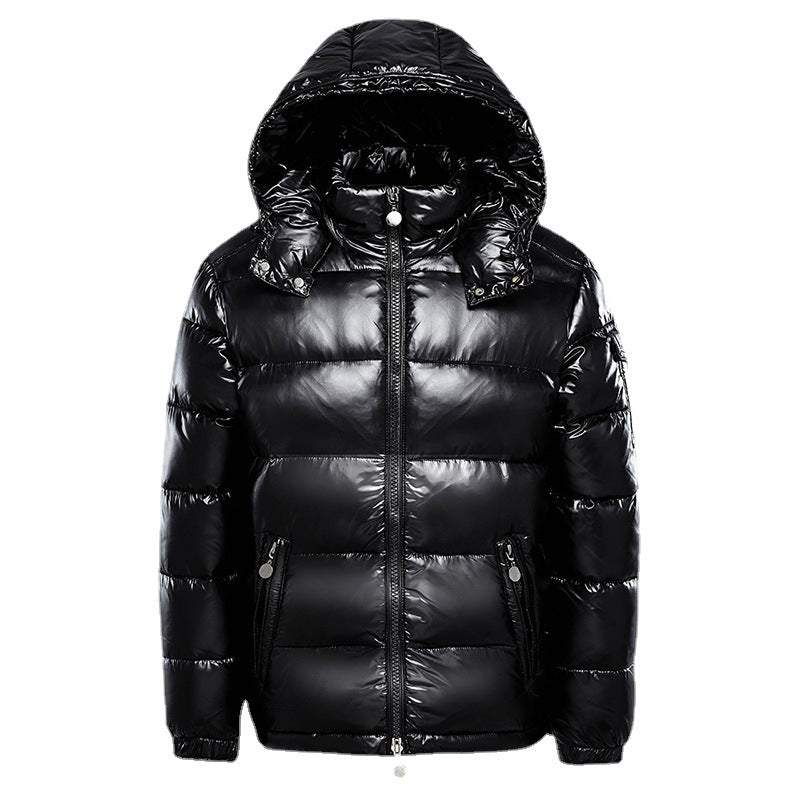 Puffer Jacket | Hooded with Gloss Finish