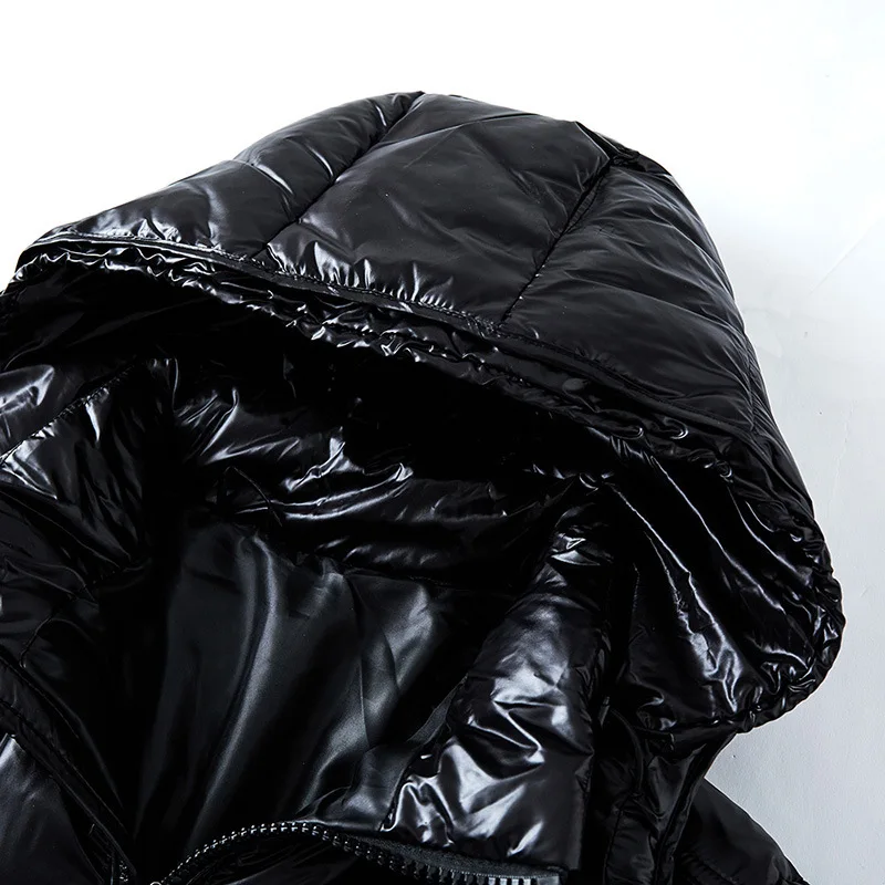 Puffer Jacket | Hooded with Gloss Finish