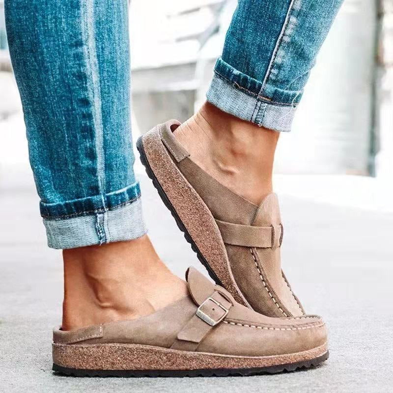 Elegant Loafers | Slip-On Buckle Strap