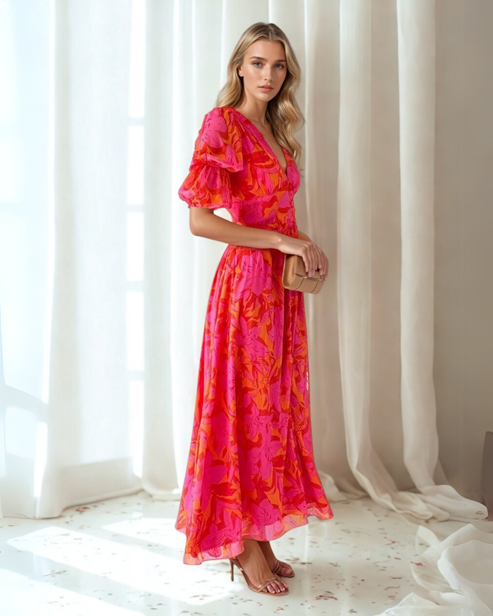 Women's Summer Floral Maxi Dress