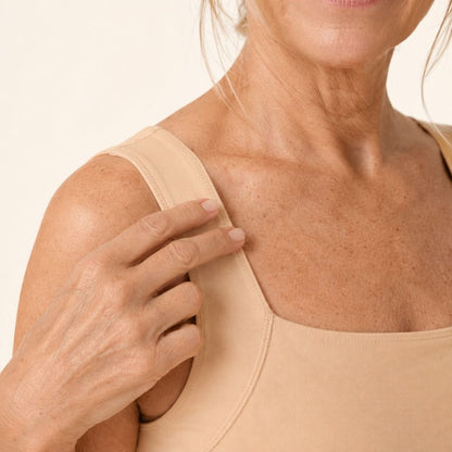 Women's Built-In Bra Shaper Tank Top with Soft Support Full