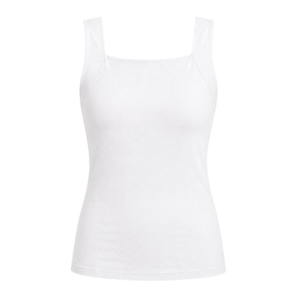 Women's Built-In Bra Shaper Tank Top with Soft Support View 12