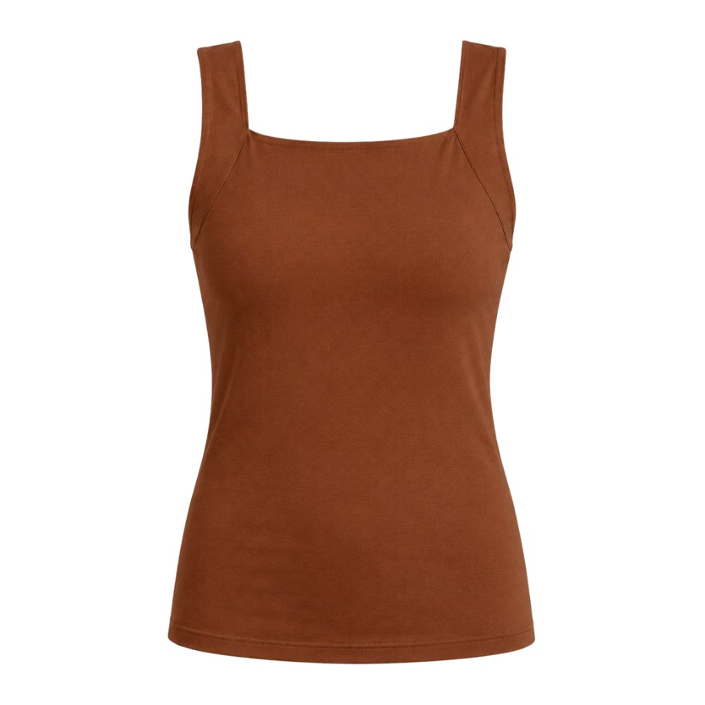 Women's Built-In Bra Shaper Tank Top with Soft Support View 15