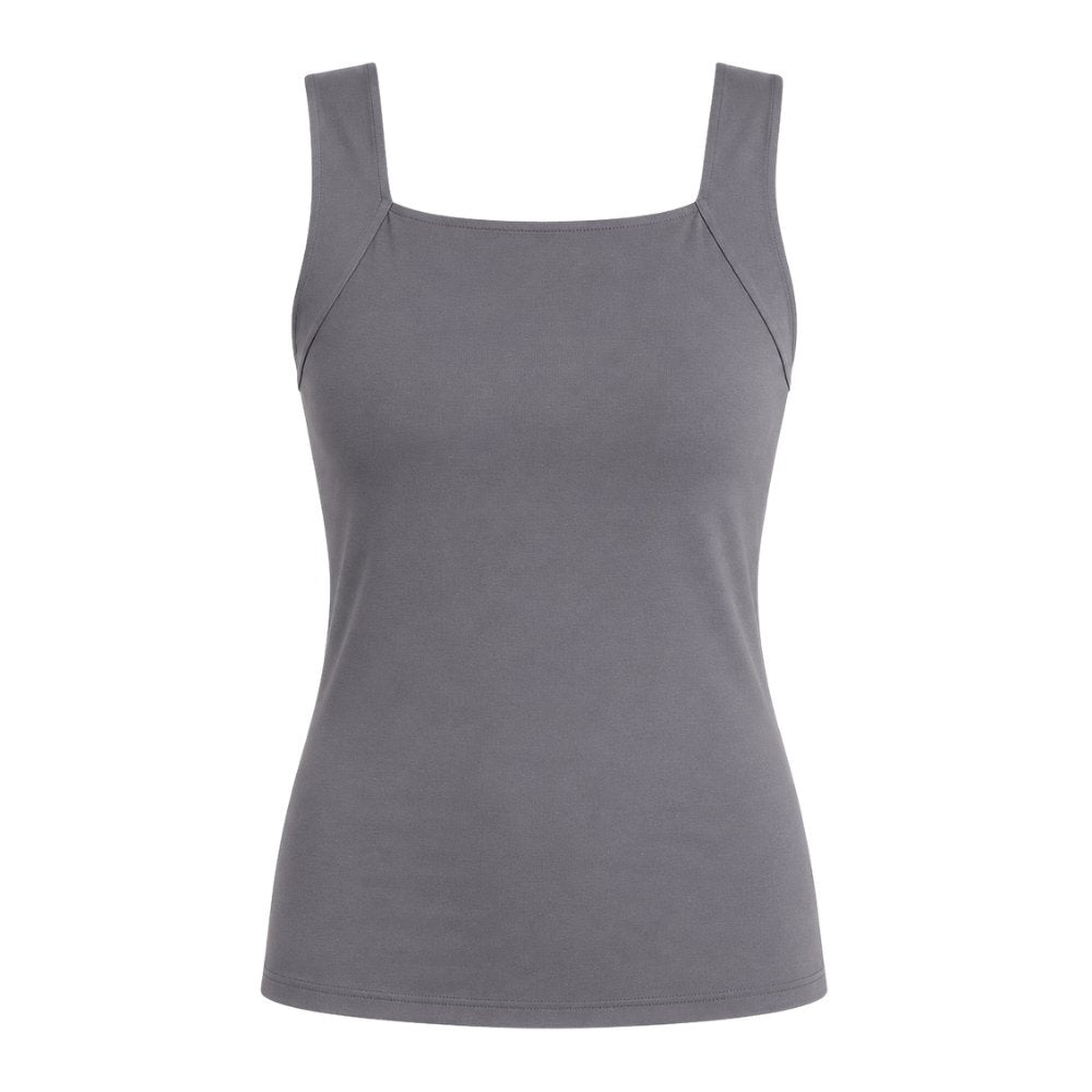 Women's Built-In Bra Shaper Tank Top with Soft Support View 16