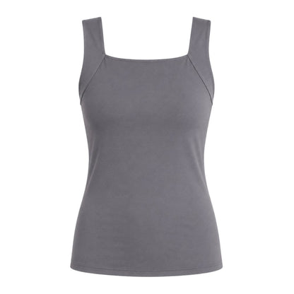 Women's Built-In Bra Shaper Tank Top with Soft Support View 16