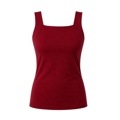 Women's Built-In Bra Shaper Tank Top with Soft Support View 17