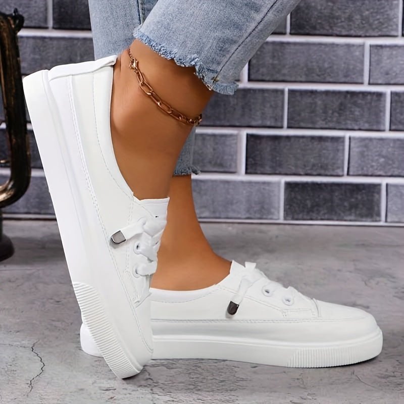 Women's Classic Orthopedic Laced Shoes with Arch Support Detail