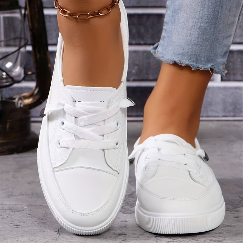 Women's Classic Orthopedic Laced Shoes with Arch Support Front