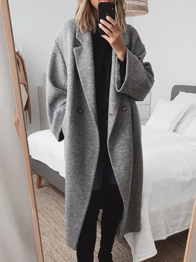 Women's Classic Tailored Overcoat with Longline Fit Hero