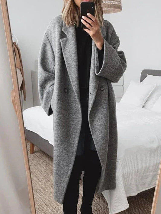 Women's Classic Tailored Overcoat with Longline Fit Hero