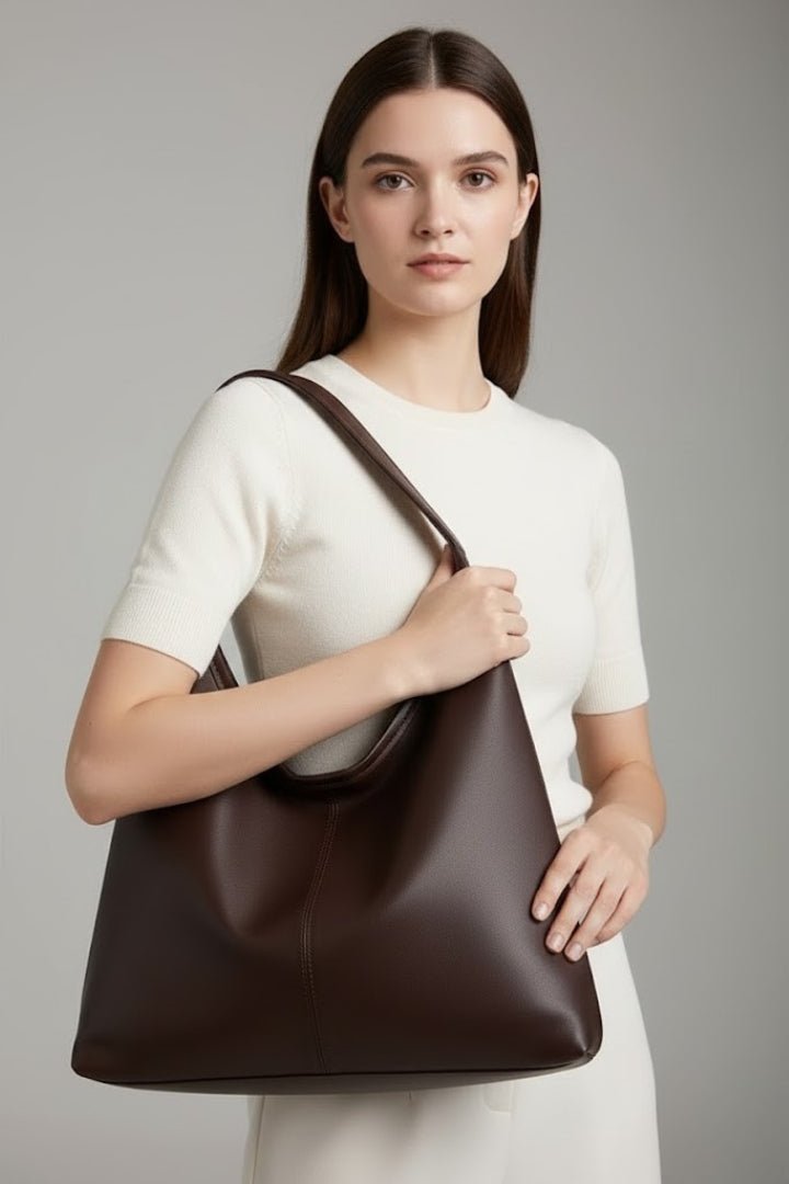 Women's Classic Tote Bag with Spacious Inner Pocket Front
