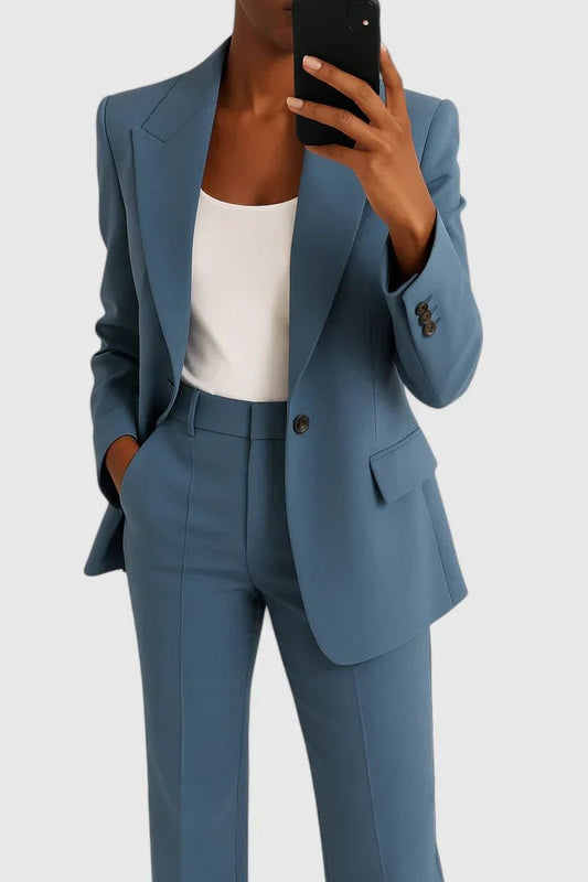 Women's Elegant Two-Piece Suit Set | Smart Occasion Wear Front