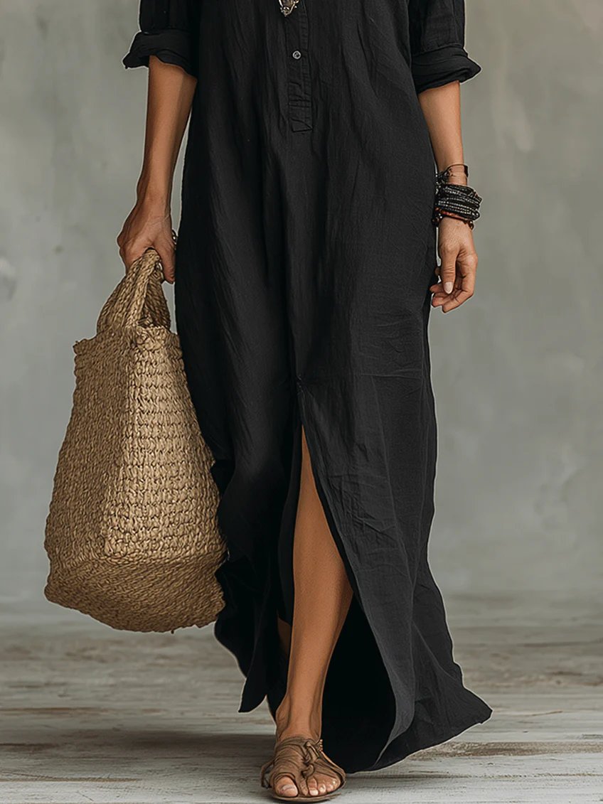 Women's Flattering Maxi Dress | Elegant Silhouette All Day Back