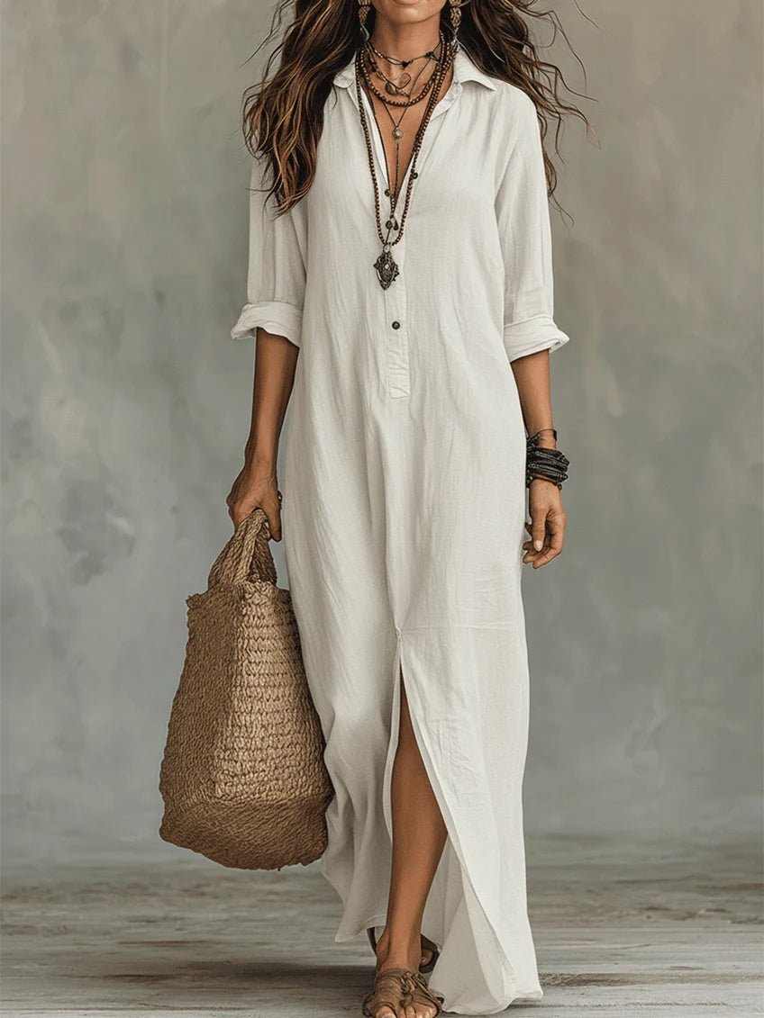 Women's Flattering Maxi Dress | Elegant Silhouette All Day Close Up