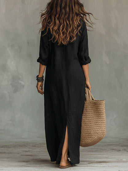 Women's Flattering Maxi Dress | Elegant Silhouette All Day Detail